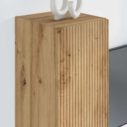 TV Wall Cabinet Artisian Oak 30 x 31 x 80 cm Engineered Wood