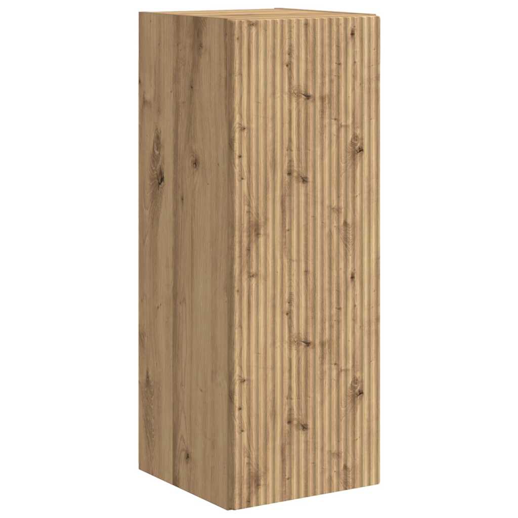 TV Wall Cabinet Artisian Oak 30 x 31 x 80 cm Engineered Wood