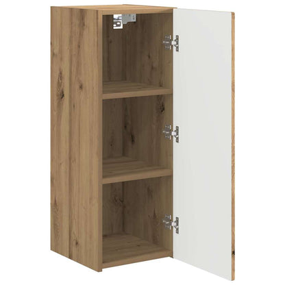 TV Wall Cabinet Artisian Oak 30 x 31 x 80 cm Engineered Wood