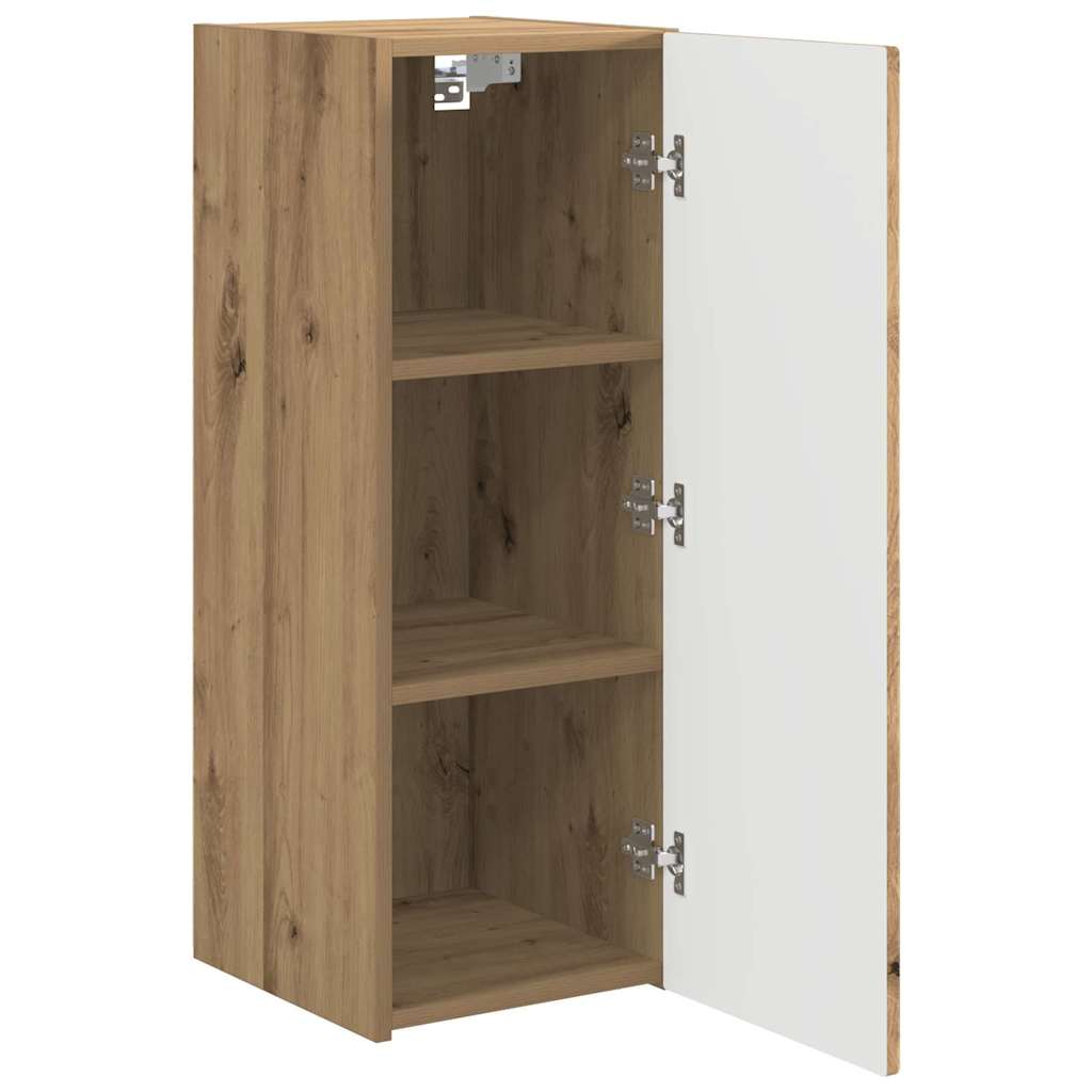TV Wall Cabinet Wall-mounted 2 pcs Artisian Oak 30 x 31 x 80 cm