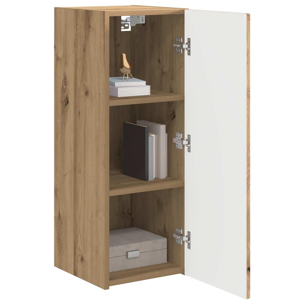 TV Wall Cabinet Wall-mounted 2 pcs Artisian Oak 30 x 31 x 80 cm