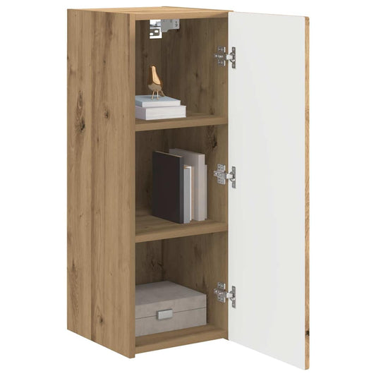 TV Wall Cabinet Wall-mounted 2 pcs Artisian Oak 30 x 31 x 80 cm