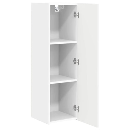 TV Wall Cabinet White 30 x 31 x 100 cm Engineered Wood