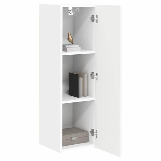 TV Wall Cabinet White 30 x 31 x 100 cm Engineered Wood