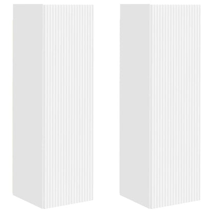 TV Wall Cabinet 2 pcs White 30 x 31 x 100 cm Engineered Wood