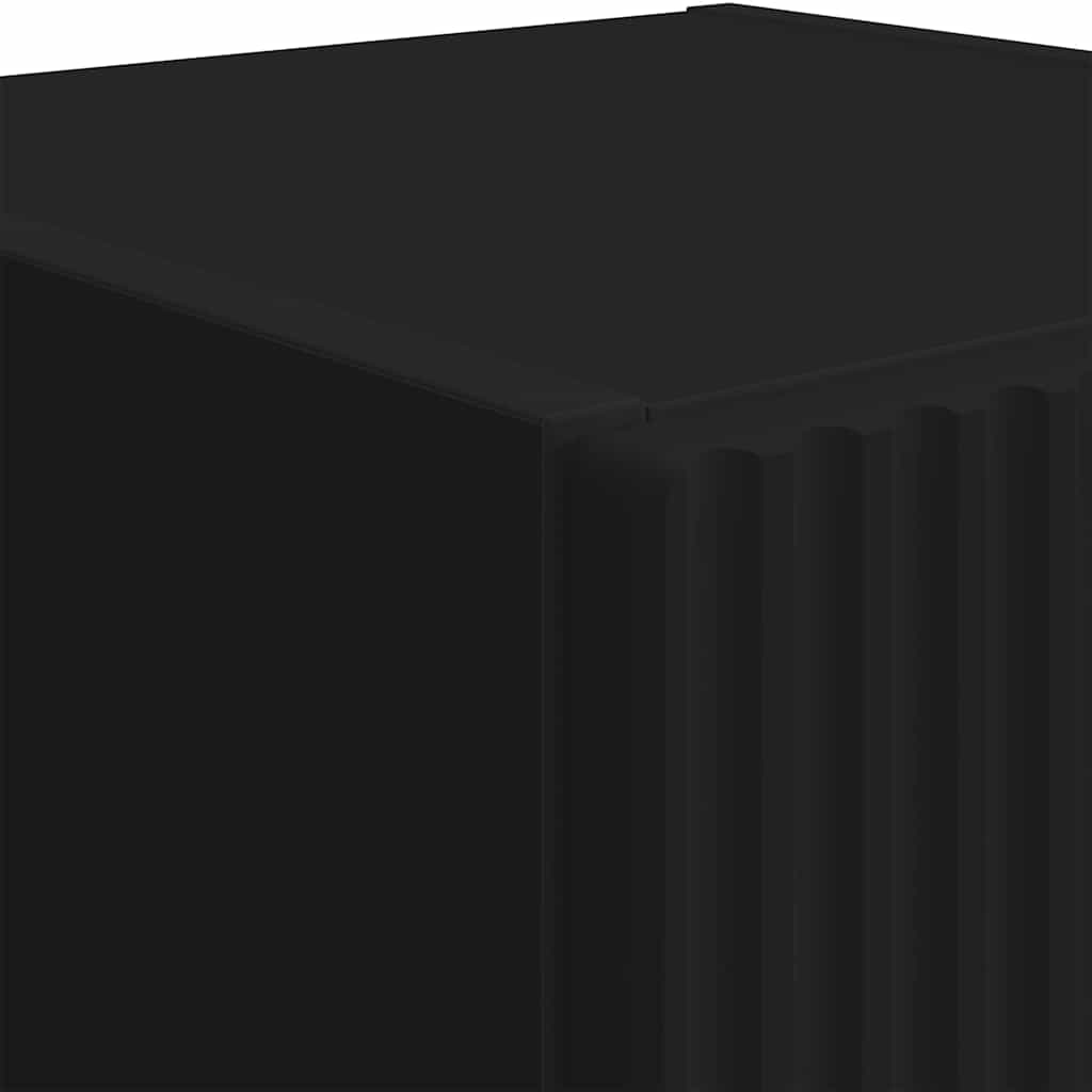 TV Wall Cabinet Black 30 x 31 x 100 cm Engineered Wood
