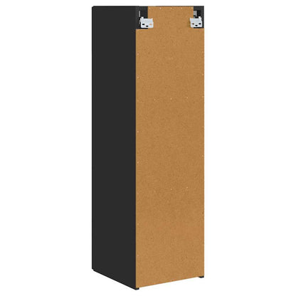 TV Wall Cabinet Black 30 x 31 x 100 cm Engineered Wood