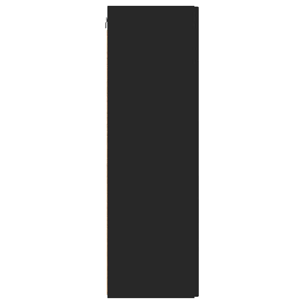 TV Wall Cabinet Black 30 x 31 x 100 cm Engineered Wood