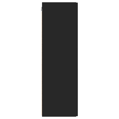 TV Wall Cabinet 2 pcs Black 30 x 31 x 100 cm Engineered Wood