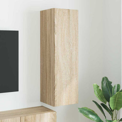 TV Wall Cabinet Sonoma 30 x 31 x 100 cm Engineered Wood