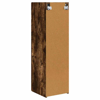 TV Wall Cabinet Wall-mounted 2 pcs Smoked Oak 30 x 31 x 100 cm