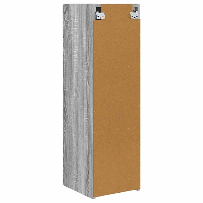TV Wall Cabinet Grey Sonoma 30 x 31 x 100 cm Engineered Wood