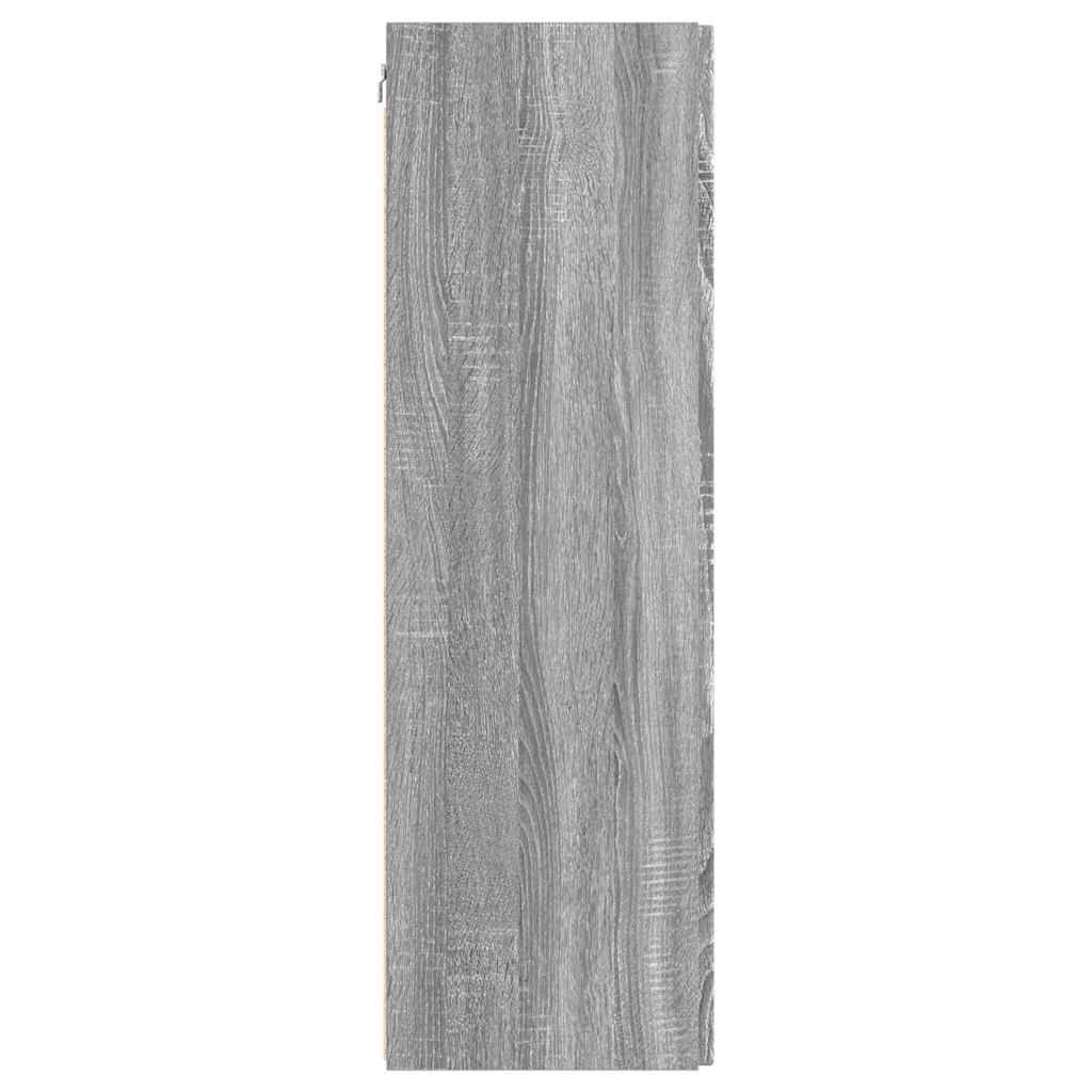 TV Wall Cabinet Grey Sonoma 30 x 31 x 100 cm Engineered Wood