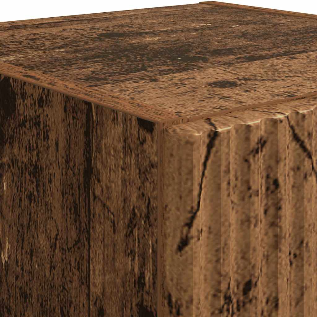 TV Wall Cabinet Old Wood 30 x 31 x 100 cm Engineered Wood