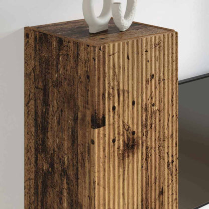 TV Wall Cabinet 2 pcs Old Wood 30 x 31 x 100 cm Engineered Wood