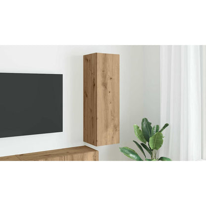 TV Wall Cabinet Artisian Oak 30 x 31 x 100 cm Engineered Wood