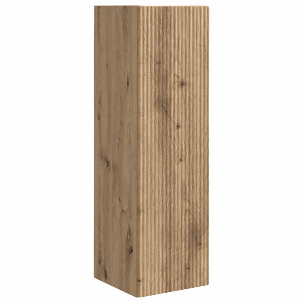 TV Wall Cabinet Artisian Oak 30 x 31 x 100 cm Engineered Wood