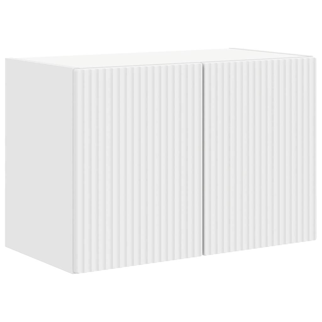 TV Wall Cabinet White 59.5 x 31 x 40 cm Engineered Wood