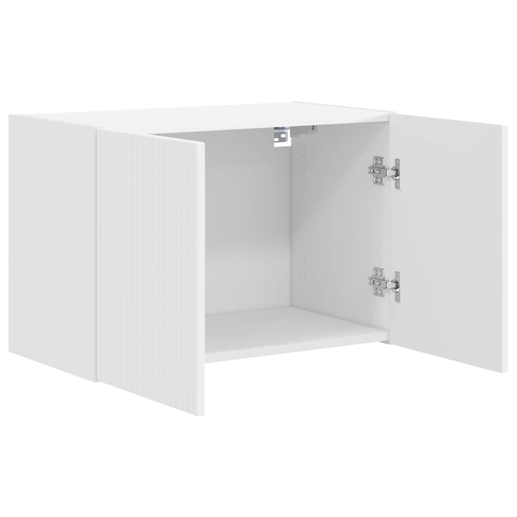 TV Wall Cabinet White 59.5 x 31 x 40 cm Engineered Wood