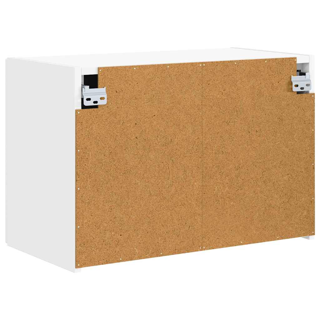 TV Wall Cabinet White 59.5 x 31 x 40 cm Engineered Wood