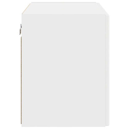 TV Wall Cabinet White 59.5 x 31 x 40 cm Engineered Wood
