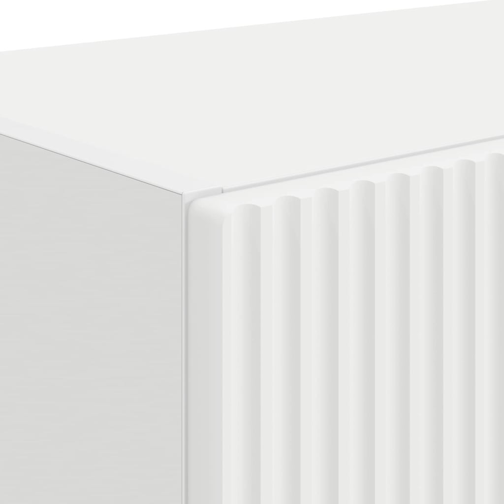 TV Wall Cabinet 2 pcs White 59.5 x 31 x 40 cm Engineered Wood