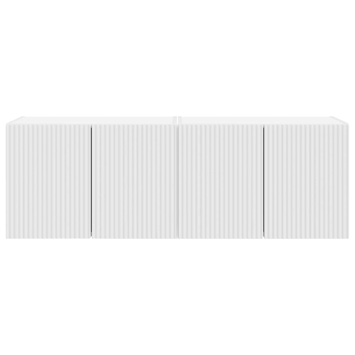 TV Wall Cabinet 2 pcs White 59.5 x 31 x 40 cm Engineered Wood