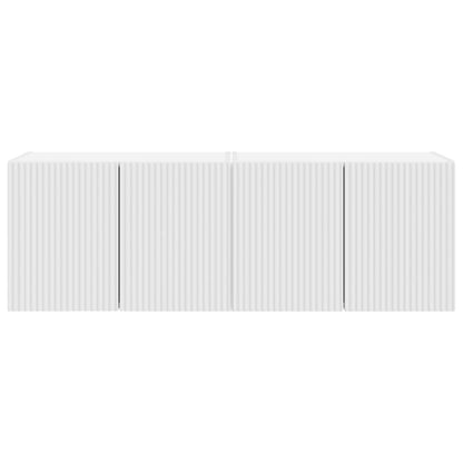 TV Wall Cabinet 2 pcs White 59.5 x 31 x 40 cm Engineered Wood
