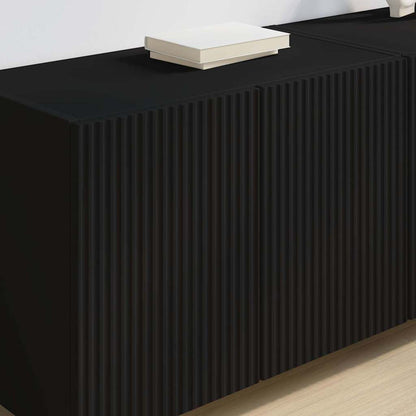 TV Wall Cabinet Black 59.5 x 31 x 40 cm Engineered Wood