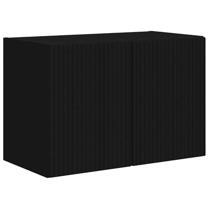 TV Wall Cabinet Black 59.5 x 31 x 40 cm Engineered Wood