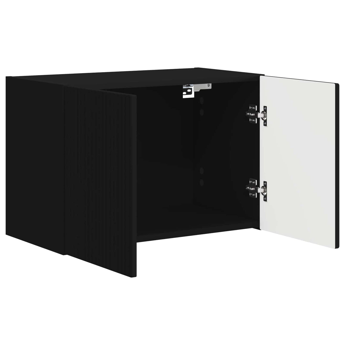 TV Wall Cabinet Black 59.5 x 31 x 40 cm Engineered Wood