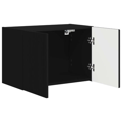 TV Wall Cabinet Black 59.5 x 31 x 40 cm Engineered Wood