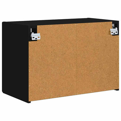 TV Wall Cabinet Black 59.5 x 31 x 40 cm Engineered Wood