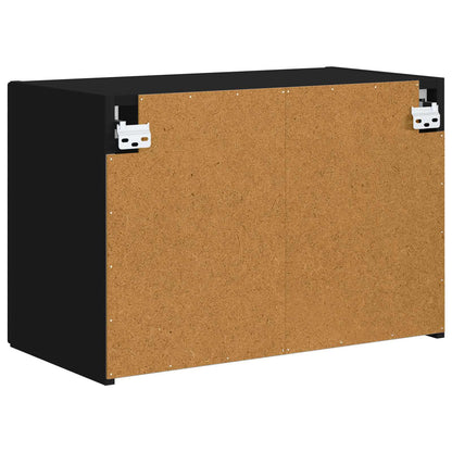 TV Wall Cabinet Black 59.5 x 31 x 40 cm Engineered Wood
