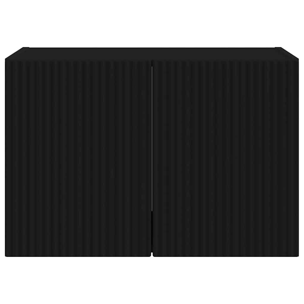 TV Wall Cabinet Black 59.5 x 31 x 40 cm Engineered Wood