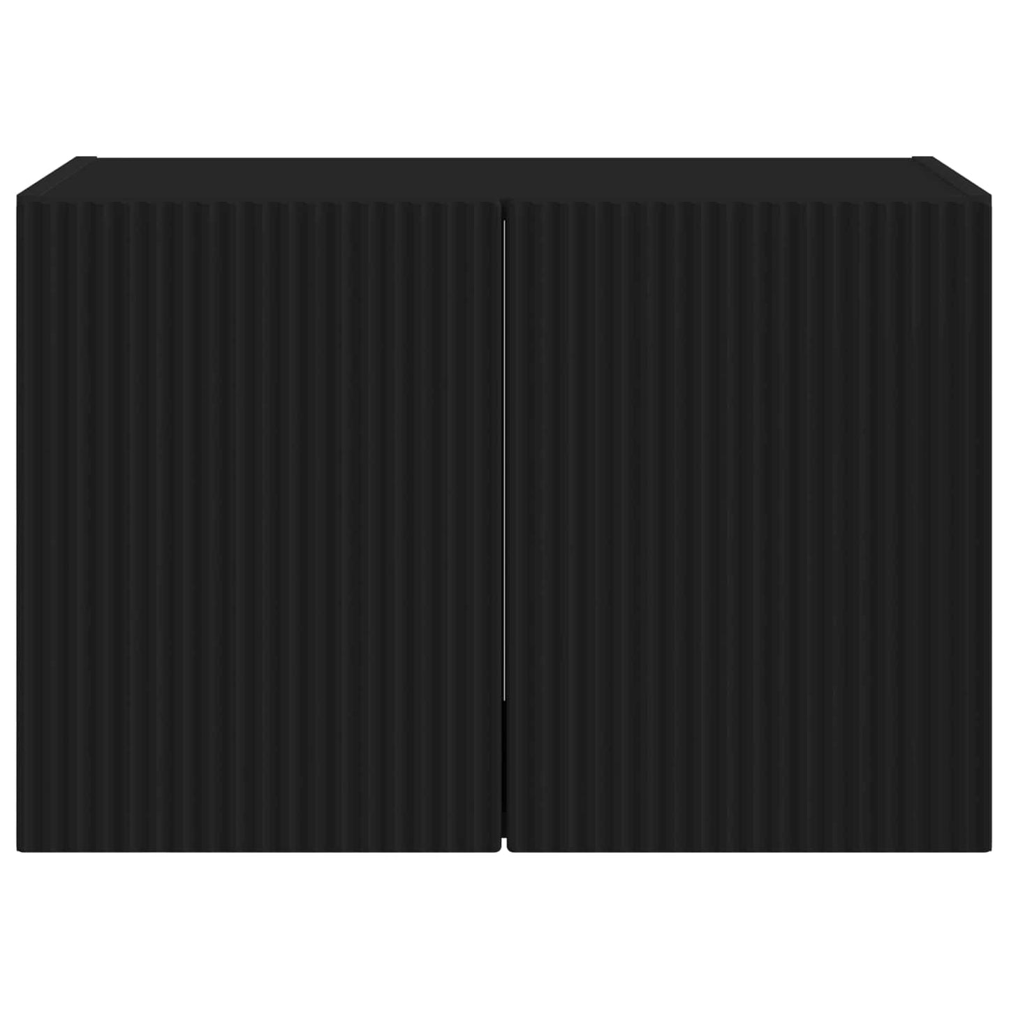TV Wall Cabinet Black 59.5 x 31 x 40 cm Engineered Wood