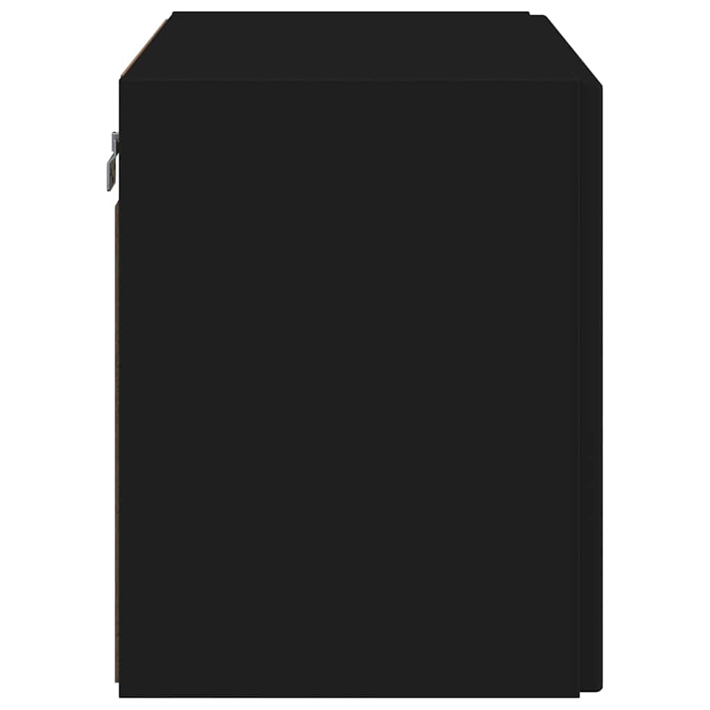 TV Wall Cabinet Black 59.5 x 31 x 40 cm Engineered Wood