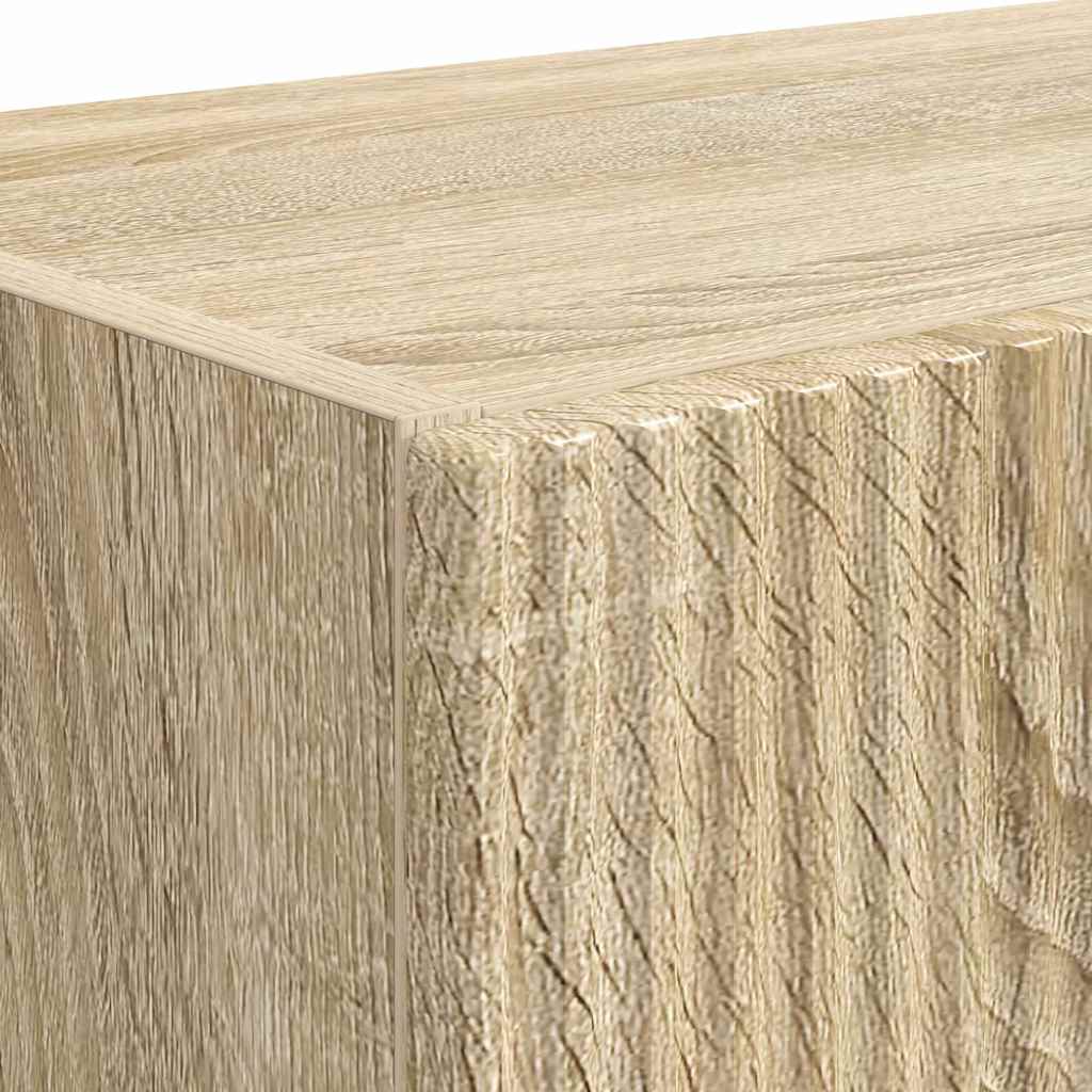 TV Wall Cabinet Sonoma Oak 59.5 x 31 x 40 cm Engineered Wood