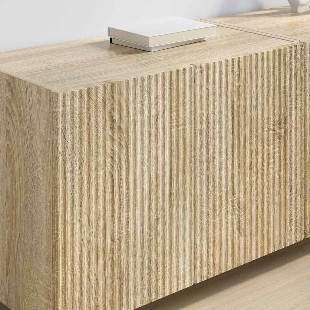 TV Wall Cabinet Sonoma Oak 59.5 x 31 x 40 cm Engineered Wood