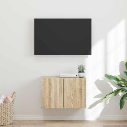 TV Wall Cabinet Sonoma Oak 59.5 x 31 x 40 cm Engineered Wood