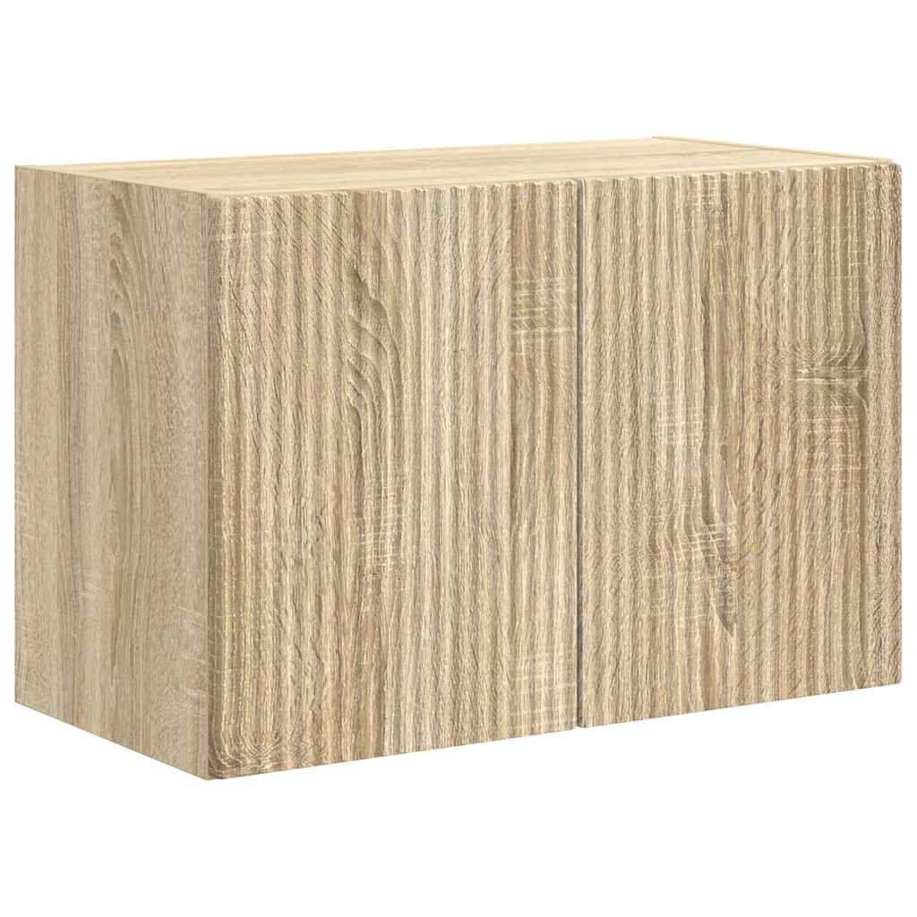 TV Wall Cabinet Sonoma Oak 59.5 x 31 x 40 cm Engineered Wood