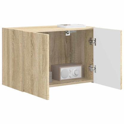 TV Wall Cabinet Sonoma Oak 59.5 x 31 x 40 cm Engineered Wood