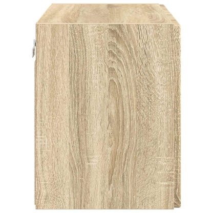 TV Wall Cabinet Sonoma Oak 59.5 x 31 x 40 cm Engineered Wood