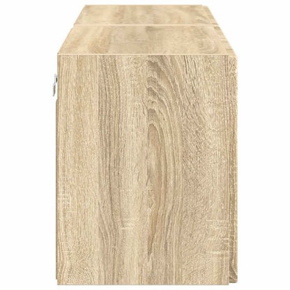 TV Wall Cabinet Wall-mounted 2 pcs Sonoma Oak 59.5 x 31 x 40 cm
