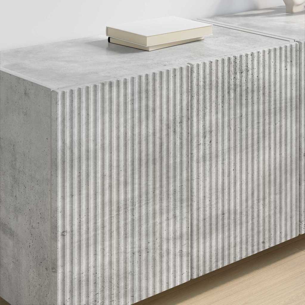 TV Wall Cabinet Concrete Grey 59.5 x 31 x 40 cm Engineered Wood