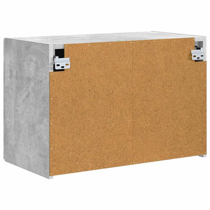 TV Wall Cabinet Concrete Grey 59.5 x 31 x 40 cm Engineered Wood