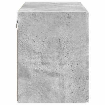 TV Wall Cabinet Concrete Grey 59.5 x 31 x 40 cm Engineered Wood