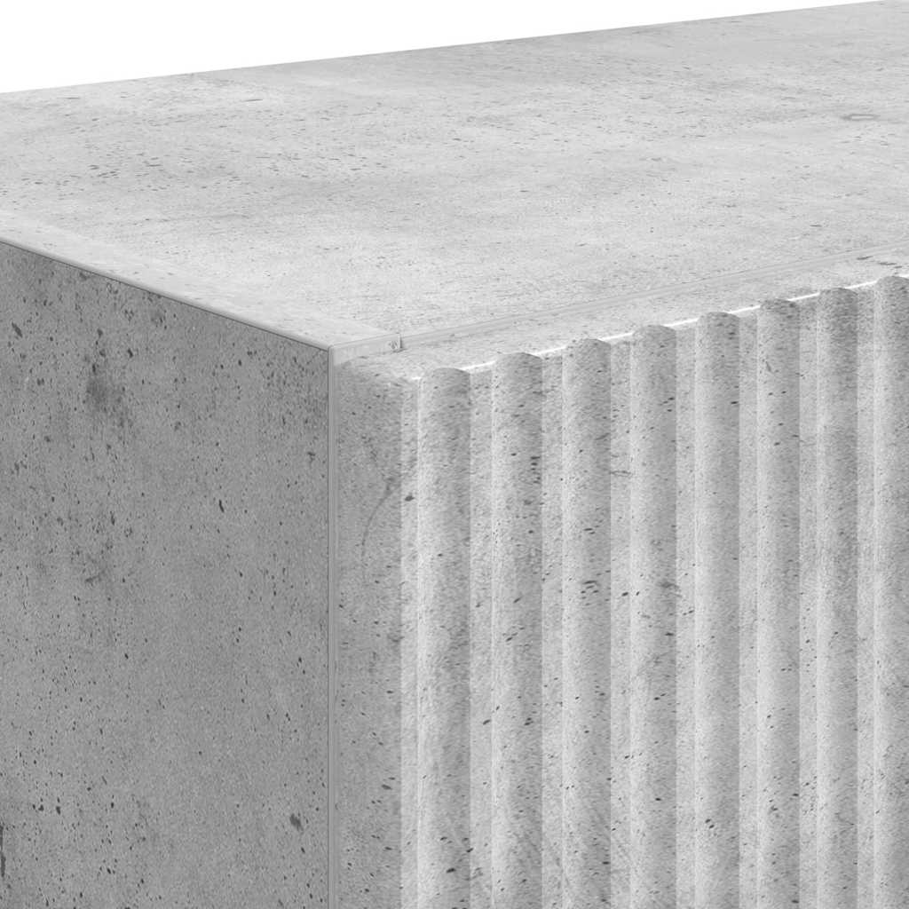 TV Wall Cabinet 2 pcs Concrete Grey 59.5 x 31 x 40 cm