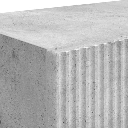 TV Wall Cabinet 2 pcs Concrete Grey 59.5 x 31 x 40 cm