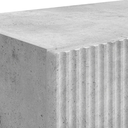 TV Wall Cabinet 2 pcs Concrete Grey 59.5 x 31 x 40 cm